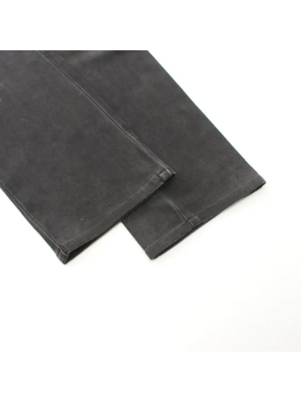 Chanel Pants CC Logo Pearl Button Skinny Cotton